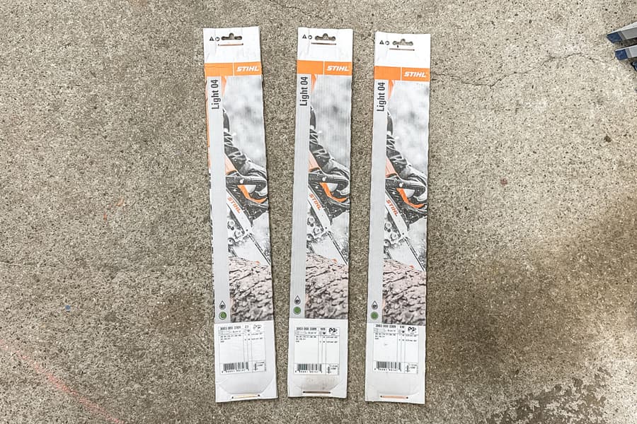 3 Kettensägenschwerter Stihl LIGHT 04